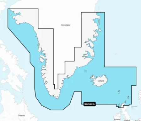 Lighthouse ombytning til Navionics PLUS Grnland